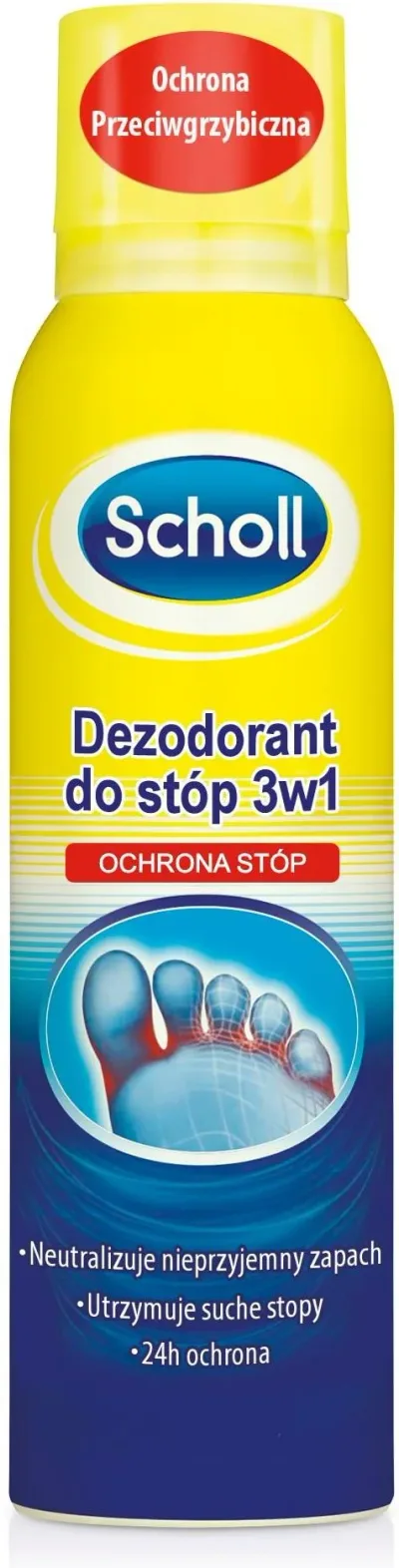 Scholl Dezodorant do stóp 3w1 150 ml