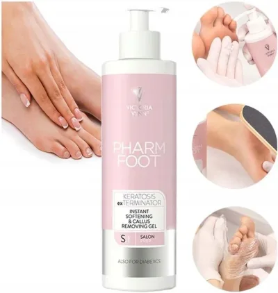 Pharm Foot Victoria Vynn Ekspresowy Żel Głęboko Zmiękczający I Usuwający Zrogowacenia Keratosis Exterminator 400ml