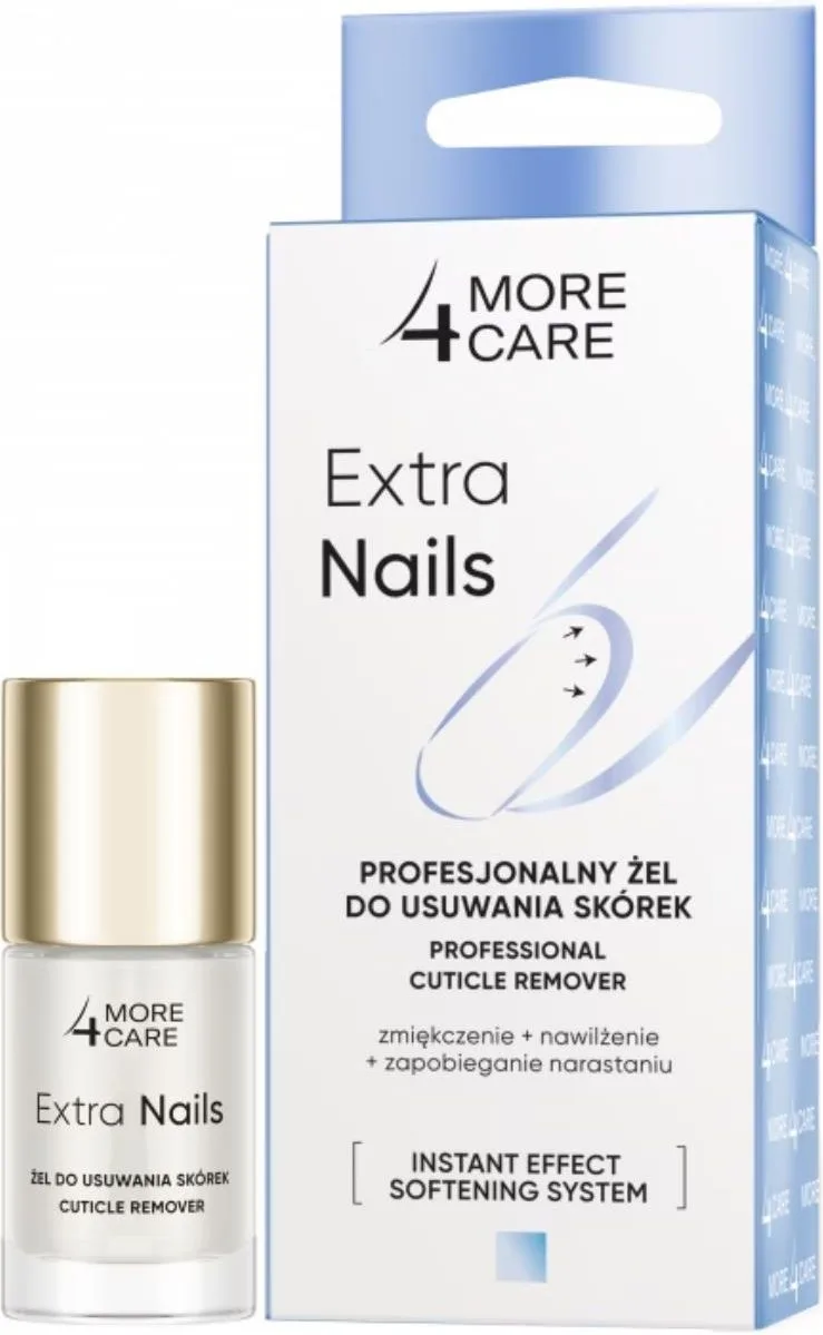 MORE4CARE - Extra Nails, profesjonalny żel do usuwania skórek 10 ml