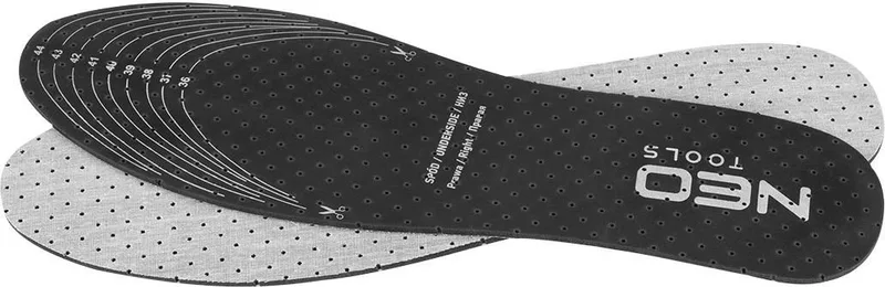 Neo Tools Wkładki do butów active carbon do docięcia 36-45 (82331)