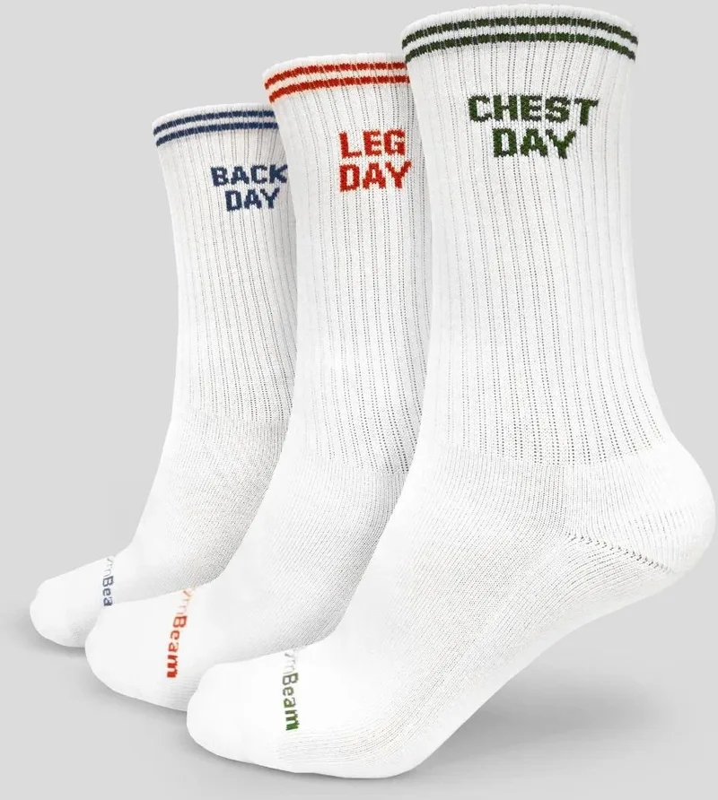 GymBeam Skarpety GymRat 3Pack White