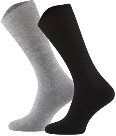 Stwórz swój 2PACK - Skarpety medyczne Comfort Med Wool 82% Merino, bezuciskowe, zdrowotne, z płaskimi szwami