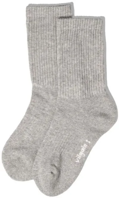 Light Organic Crew Socks – lekkie skarpety w prążki wykonane z bawełny organicznej