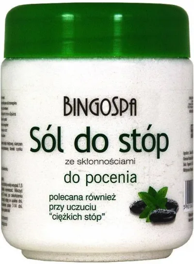 BINGOSPA sól do stóp ze skłonnością do pocenia 550 g