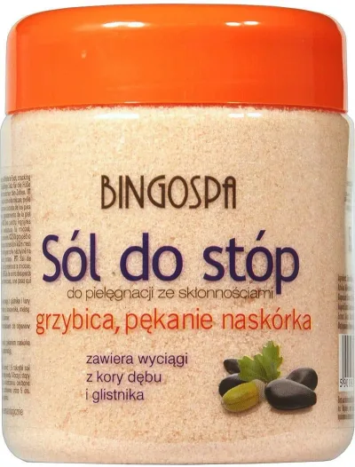 BINGOSPA Sól do stóp ze skłonnościami do grzybicy, pękania między palcami 550g